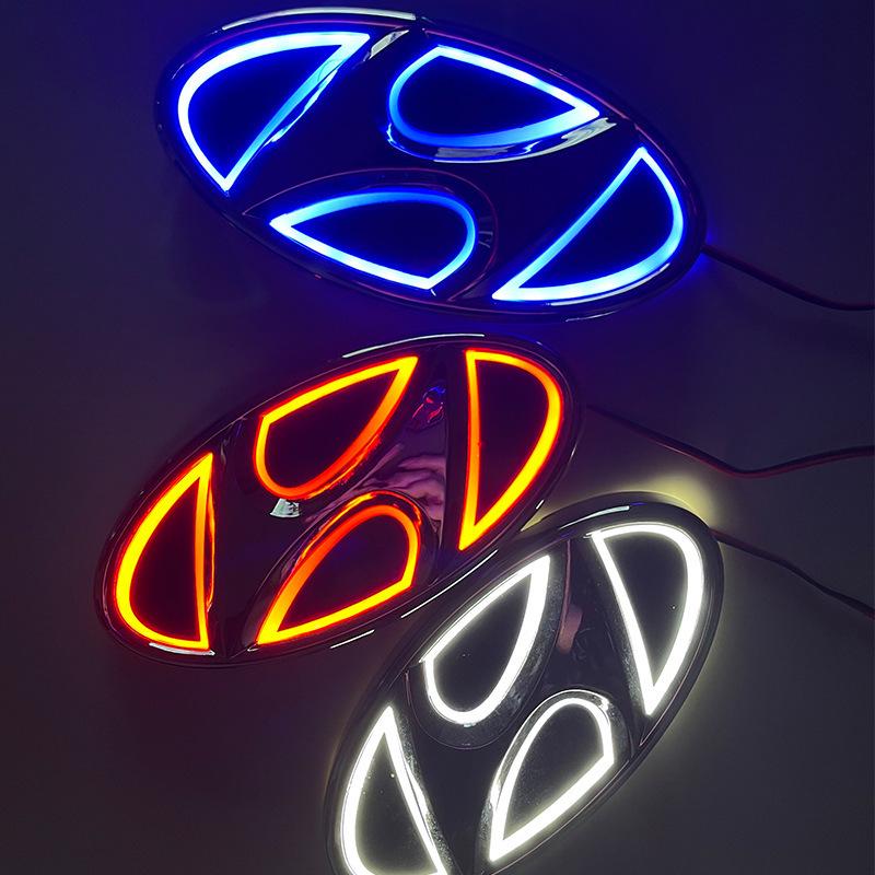 Illuminated 5D LED Rear Logo Light for Hyundai Cars