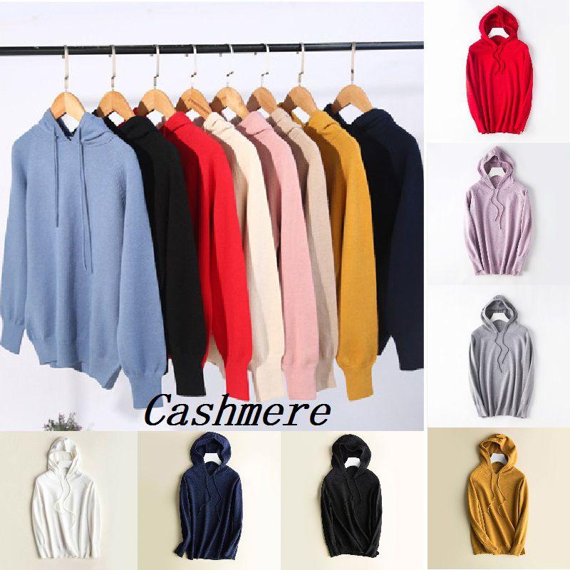 Women's Loose Sweater Knitted Soft Cashmere Hoodies Coat For Cozy Comfort