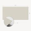 Glued PVC Panel with a Motif Perfect for the Hallway 120x60 cm Light Beige Color