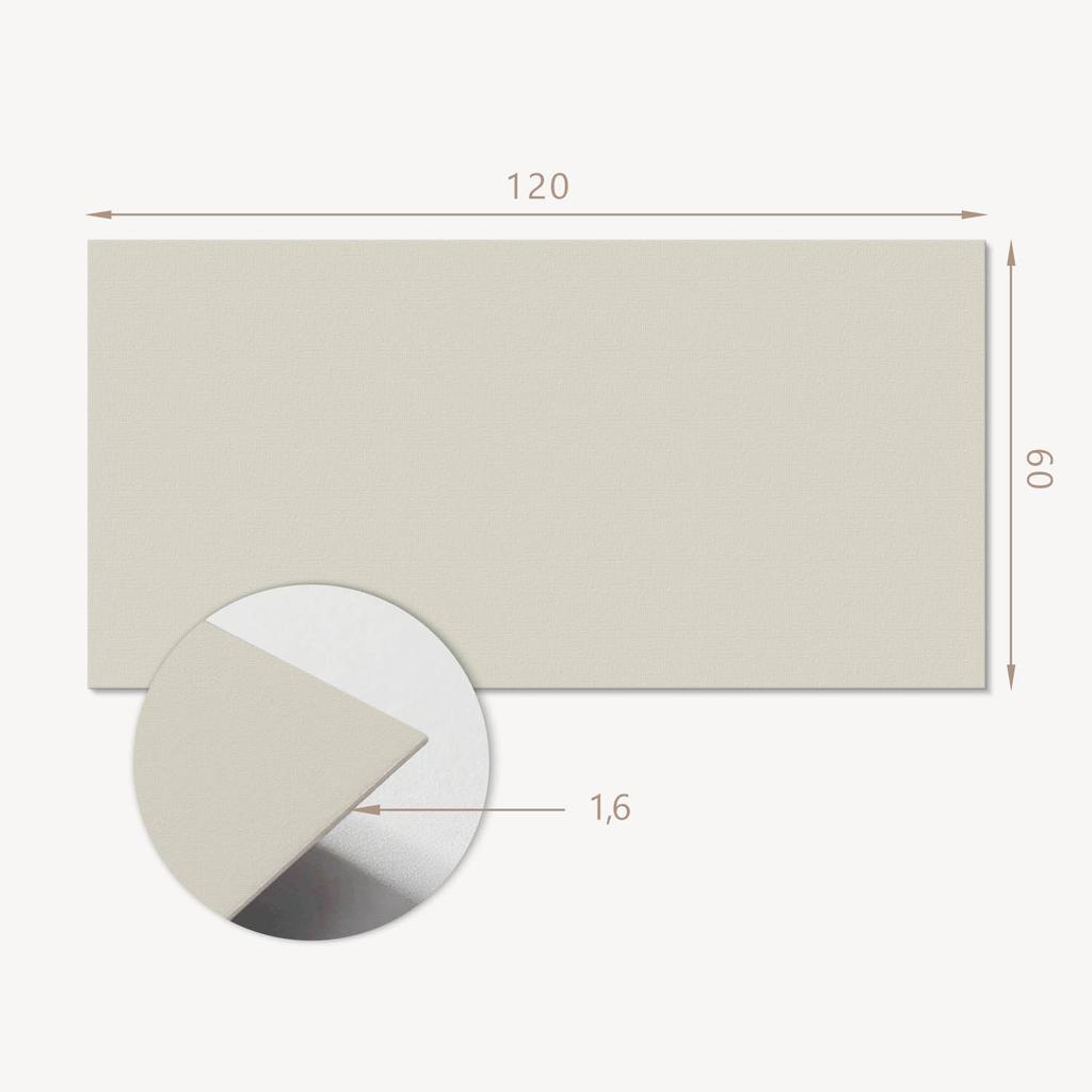 Glued PVC Panel with a Motif Perfect for the Hallway 120x60 cm Light Beige Color