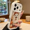 Phone Case: 2D flat design suitable for iPhone 18 17 16 15 14 13 Pro stepped protective case, cute little ghost, Christmas and Halloween gift