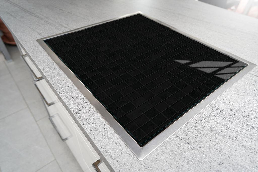 СТЕКЛЯННАЯ ДОСКА ДЛЯ НАРЕЗКИ 52x30 ЧЕРНАЯ