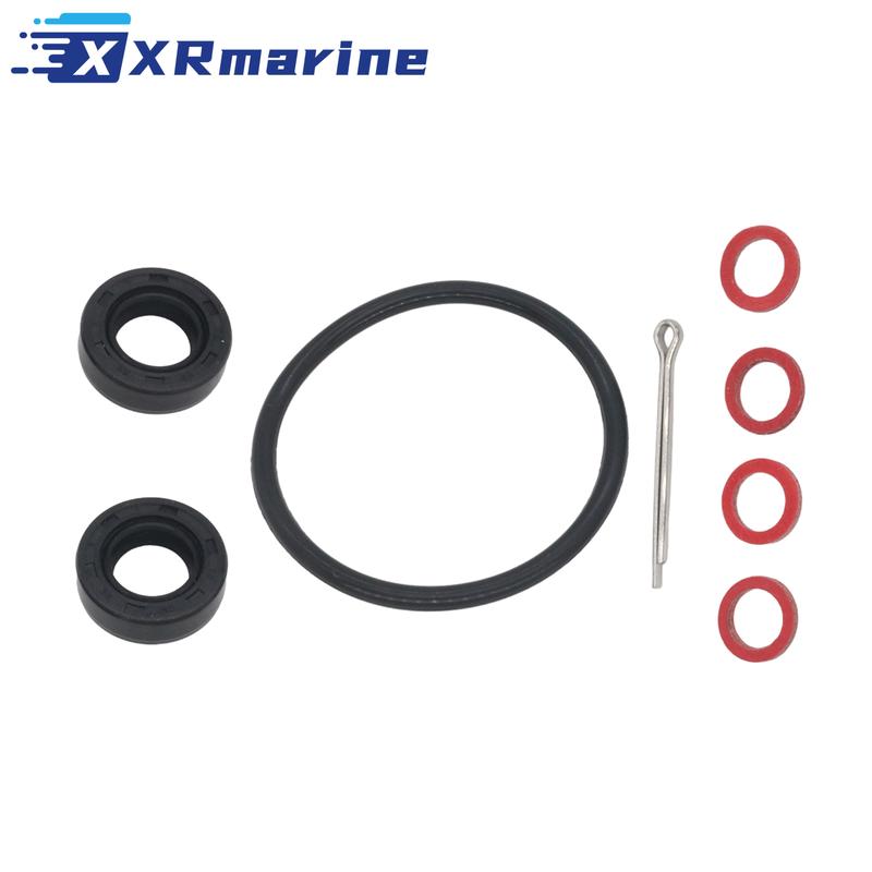 Lower Unit Seal kit with Prop Shaft Oil Seal for Yamaha Outboard Motor 2.5 4 5 6 HP 93101-13M12-00 93210-48214-00 18-4698