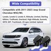 2 шт. 68260443AA Форсунки омывателя лобового стекла Совместимы с Jeep Grand Cherokee WK2 WL 2011-, Аксессуары омывателя Jeep Grand Cherokee Заменяет 55372143AB