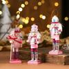Рождественский Ornament Щлкунчик - Деревянный Маленький Подарок для Украшения Окна или Рабочего Стола