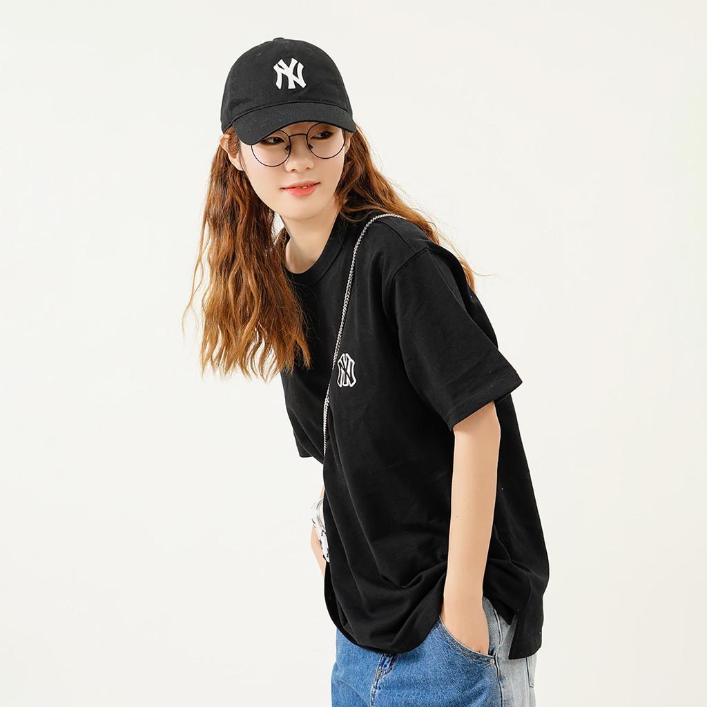 MLB Set-in Sleeve T-Shirt Unisex Black (Unisex) T-Shirts 3ATSM8023 50BKS