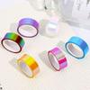 Waterproof Graphic Tape Rainbow Sparkle Metallic Tape Mirror Wrapping Scrapbooking Student