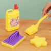 Simulation Pretend Play Cleaner Tools Broom Brush Housekeeping Playset  Game Toys