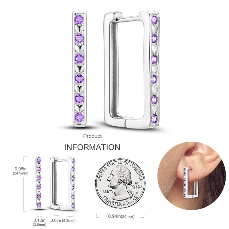 2023 Серебряные светящиеся серьги-ракушки для женщин с фианитами в форме сердца, звезды и луны, серьги-кольца для помолвки и свадьбы