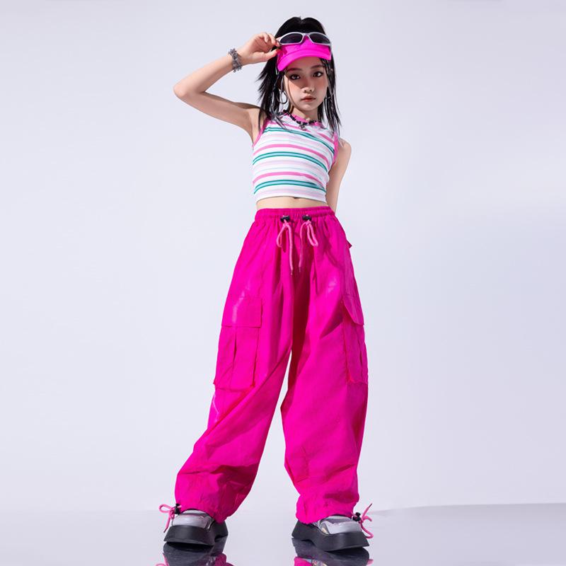 Модный костюм для джазовых танцев для девочек для летних выступлений