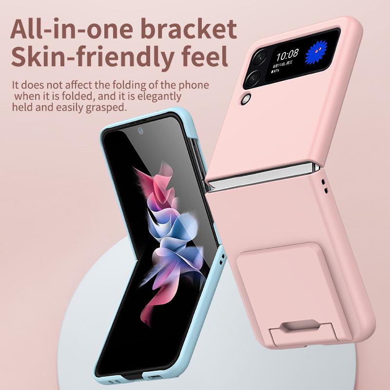 Противоскользящий простой чехол для мобильного телефона Samsung Z Flip4 5g, складной чехол для Samsung Galaxy Z Flip4 Flip 4 Flip3 Flip 3 Zflip4