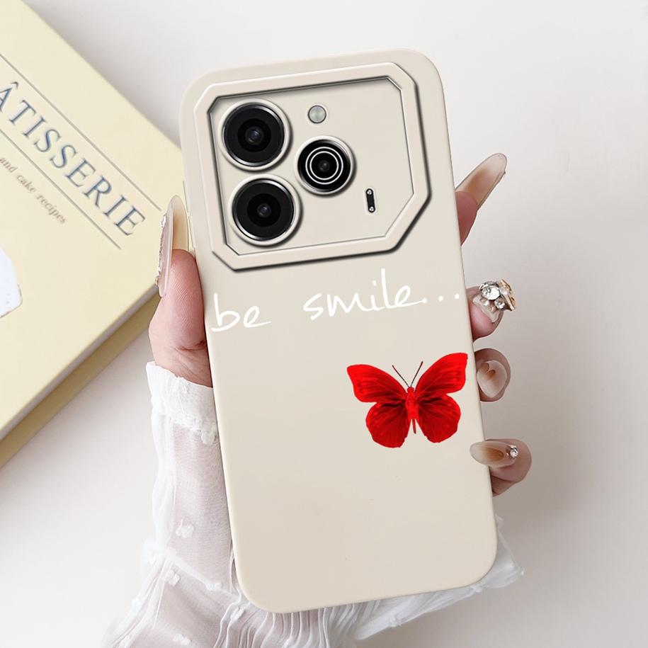 For Tecno Pova 6 Pro 5G 2024 Case LI9 Camera Lens Protective Cover Cute Panda Cartoon Soft Bumper For Tecno Pova 6 Pova6 5G Capa