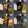Cover for Samsung Galaxy S22 S21 S20 Fe Ultra S9 Plus + A13 A22 M21 M31 M55 M15 Protective Phone Case With Sunflower Flower