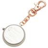 Pocket Watch Keychain Watch Analog Paste White [Fieldwork] Women's GY083-1