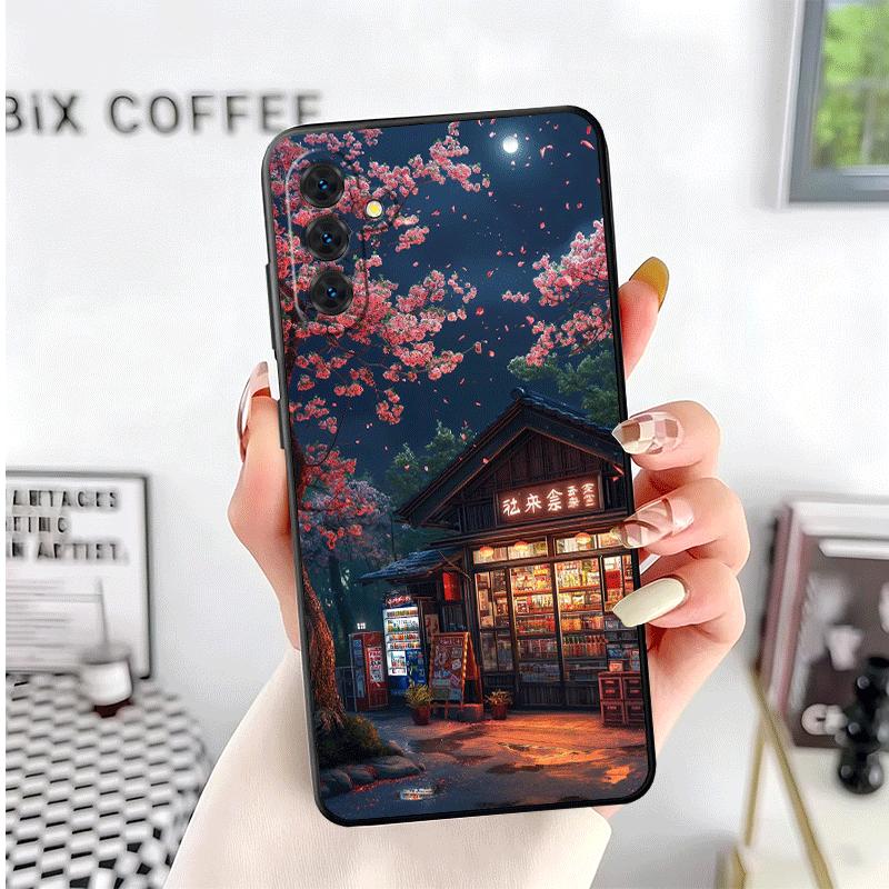 Anime Aesthetic Scenery Soft Phone Case for Samsung A17 A37 A57 A16 A26 A36 A56 A15 A25 A35 A55 A14 A24 A34 A54 A13 A23 A33 A53