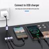 3-в-1 USB-удлинитель-разветвитель для компьютера, ноутбука и зарядки телефона