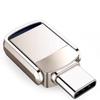 OLOEY 2-в-1 OTG Micro USB Type-C Металлический USB-накопитель для телефонов и компьютеров