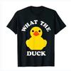 Women's Casual T-shirt, Cute Rubber Duck, Heart Duck, Funny Bird, Fun Duck Fashion T-shirt Graphic T Shirts Summer Streetwear