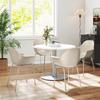 Set of 4 Garden Chairs Outdoor Chairs Garden Chair, Modern Design, 59 cm x 55 cm x 84 cm, Grey