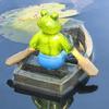 Resin Pond Frog Statue Garden Animal Miniatures Water Decoration Landscape Figurine Outdoor Flower Pots Decorative Sculpture