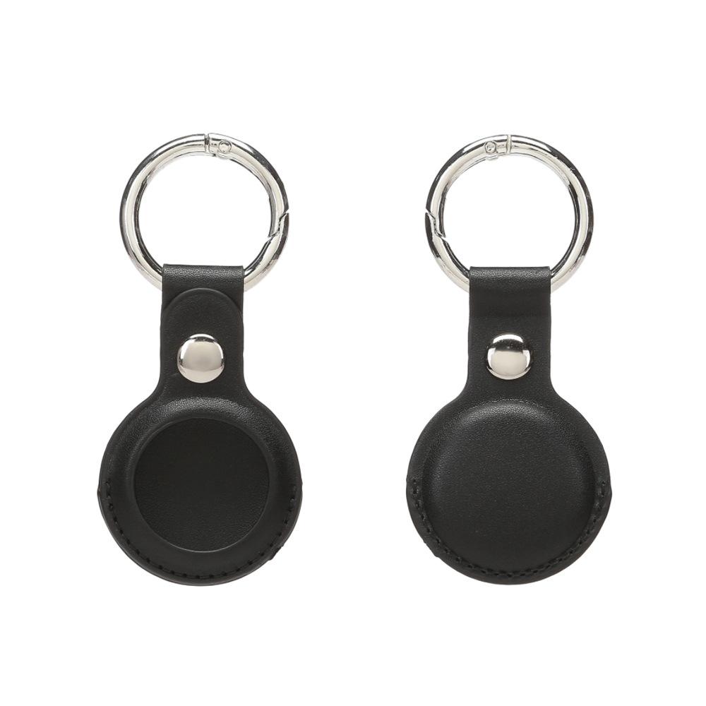 PU Leather Case for Airtag Metal Pendant Protective Case Cover Animals Tracker Accessories Waterproof Luggage Anti-Loss Keyring