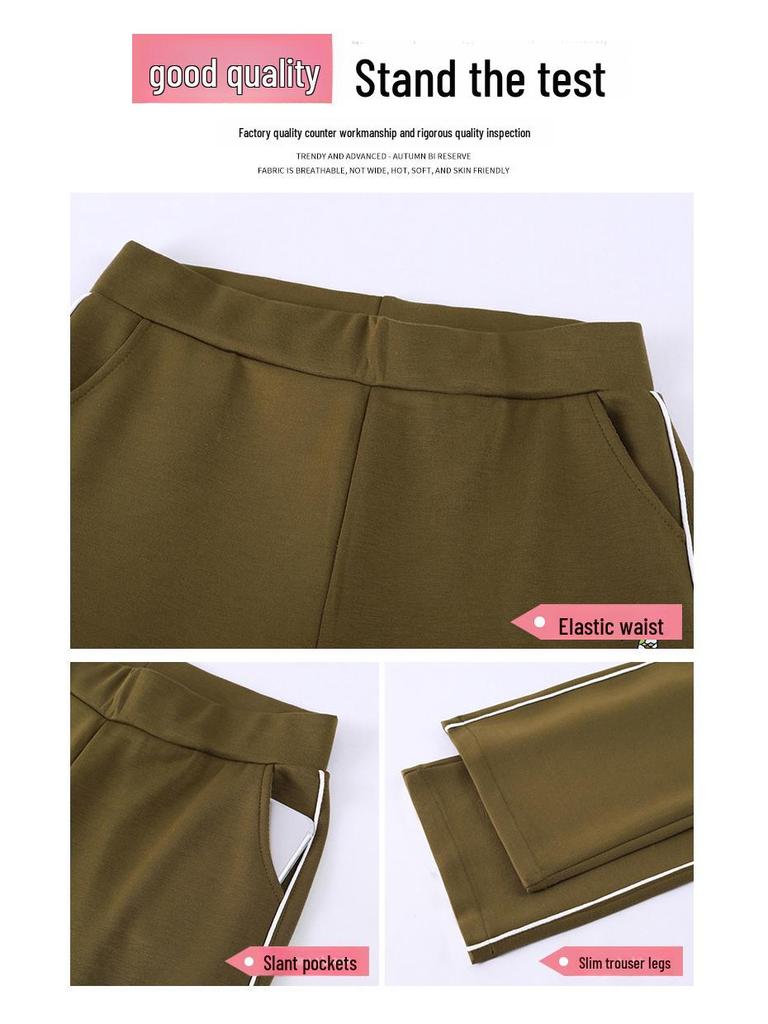 Women's Summer Wide-Leg High-Waisted Flare Pants - Lightweight, Loose, Slim-Fit Casual Trousers