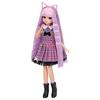 Takara Tomy Plastic Licca-chan Doll Rainbow Curl Licca-chan Dress-up Play Toy for Girls Ages 3 and Up
