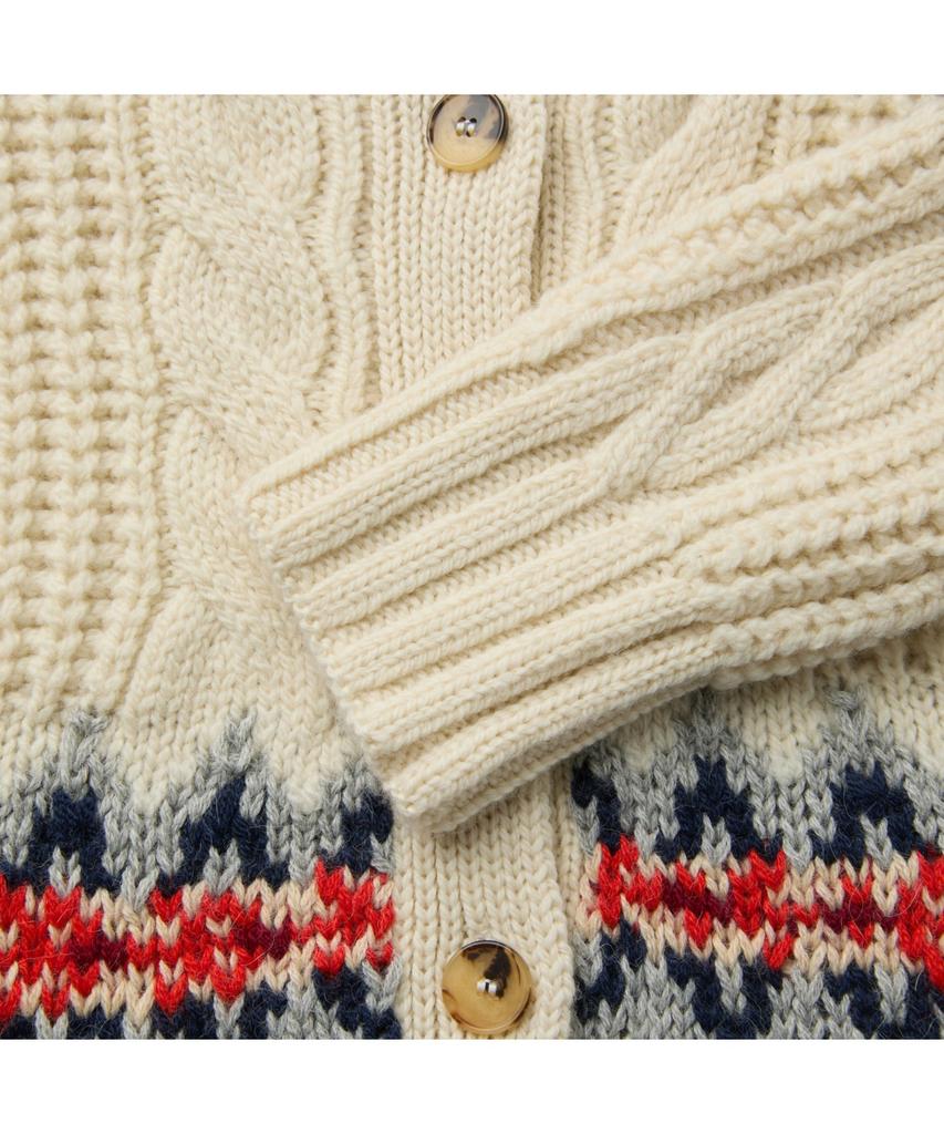 IROWOMEN Garik Over-Shoulder Nordic Cardigan Iowcw25101Ivx
