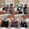 Корейская K-pop мужская группа Superstar EENHYPEN Наволочка для подушки Короткий плюш Невидимая молния Диванная подушка для комнаты