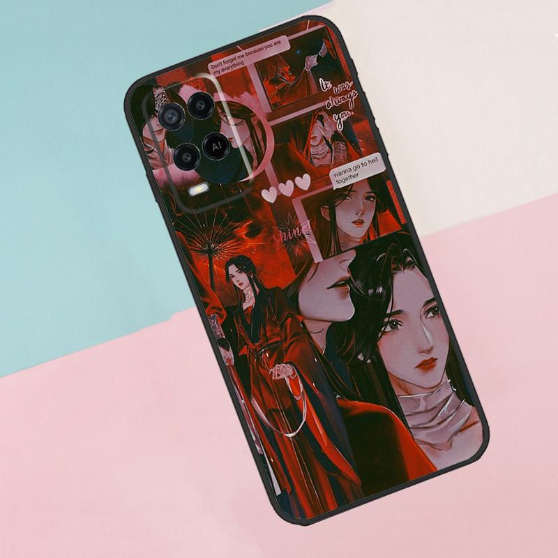 Благословение Небесного Чиновника Чехол для телефона Oppo A40 A60 A80 A18 A38 A58 A78 A98 A79 A16 A76 A96 A15 A74 A94 A54 A77 A17