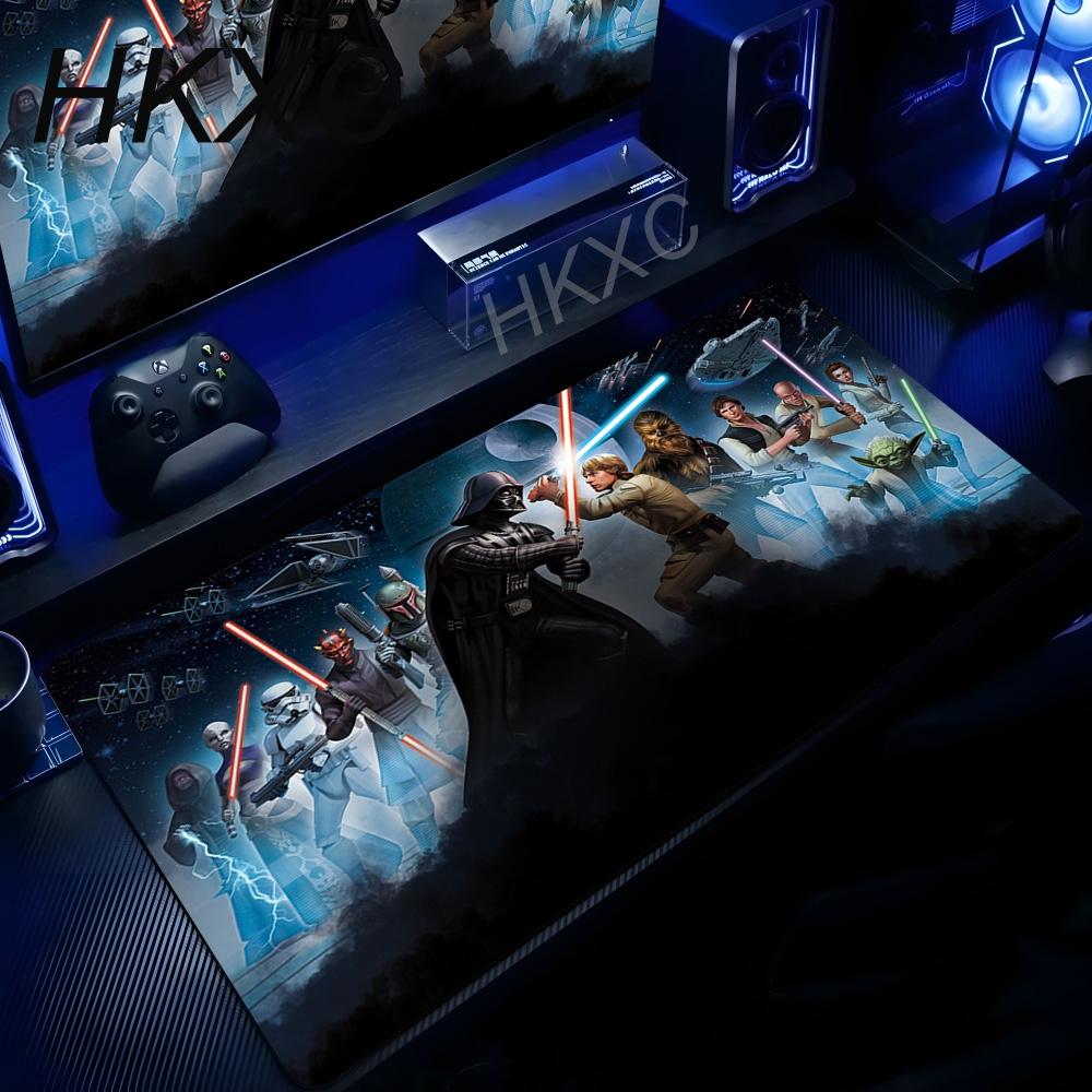 Large Gaming Star Wars XXL Kawaii Mouse Pad Pc Accessories Notbook Computer Speed Pc Gamer Keyboard Pad 90x40cm Deskmat Mousepad