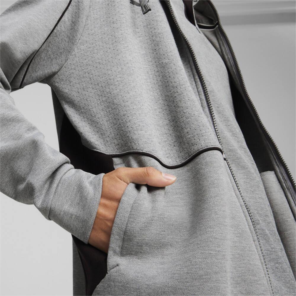 Puma Мужские толстовки с капюшоном Bmw Series American Racing Color Block Full Zip, серые 624144-03