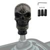 Ручка переключения передач в виде черепа, ручная, для автомобиля, ручка переключения передач в виде черепа, декор салона автомобиля, смола, скелет, ужас, для седана, грузовика, минивэна, такси