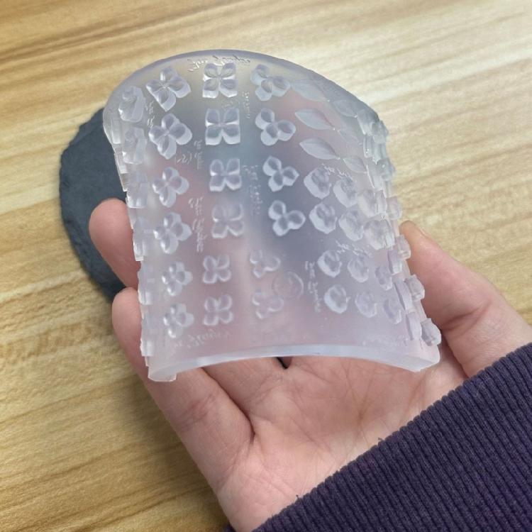 Силиконовая форма для нейл-арта профессионального качества с тонким 3D-тиснением бабочки и листа для индивидуального дизайна, моющаяся