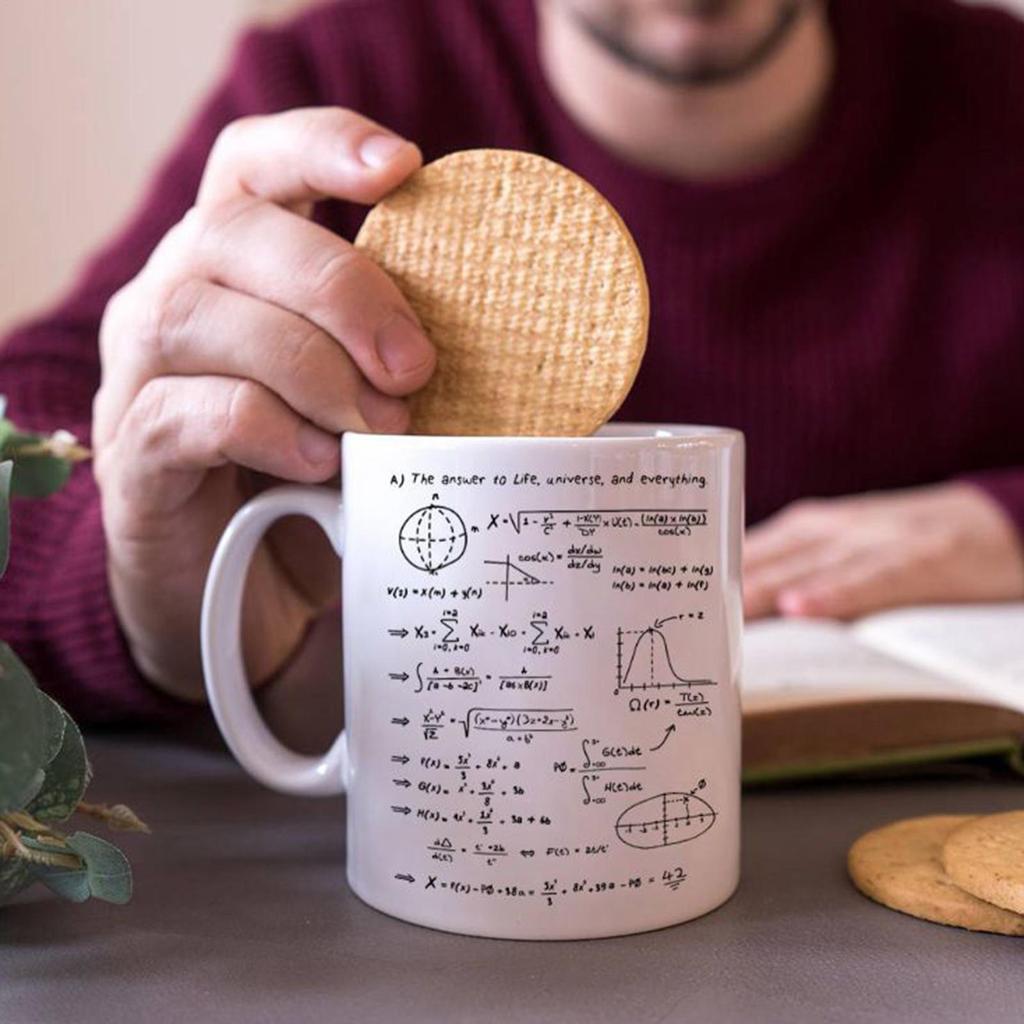 Кружка для кофе по физике Новинка Керамическая посуда для напитков Кофейная чашка по физике Горячий Холодный Чай Сок Молоко Вода Напиток Чашка для милктея Стакан для питья