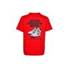 Nike T Shirts Men's Red Crew Neck Moderate Straight Fit DD3355-657