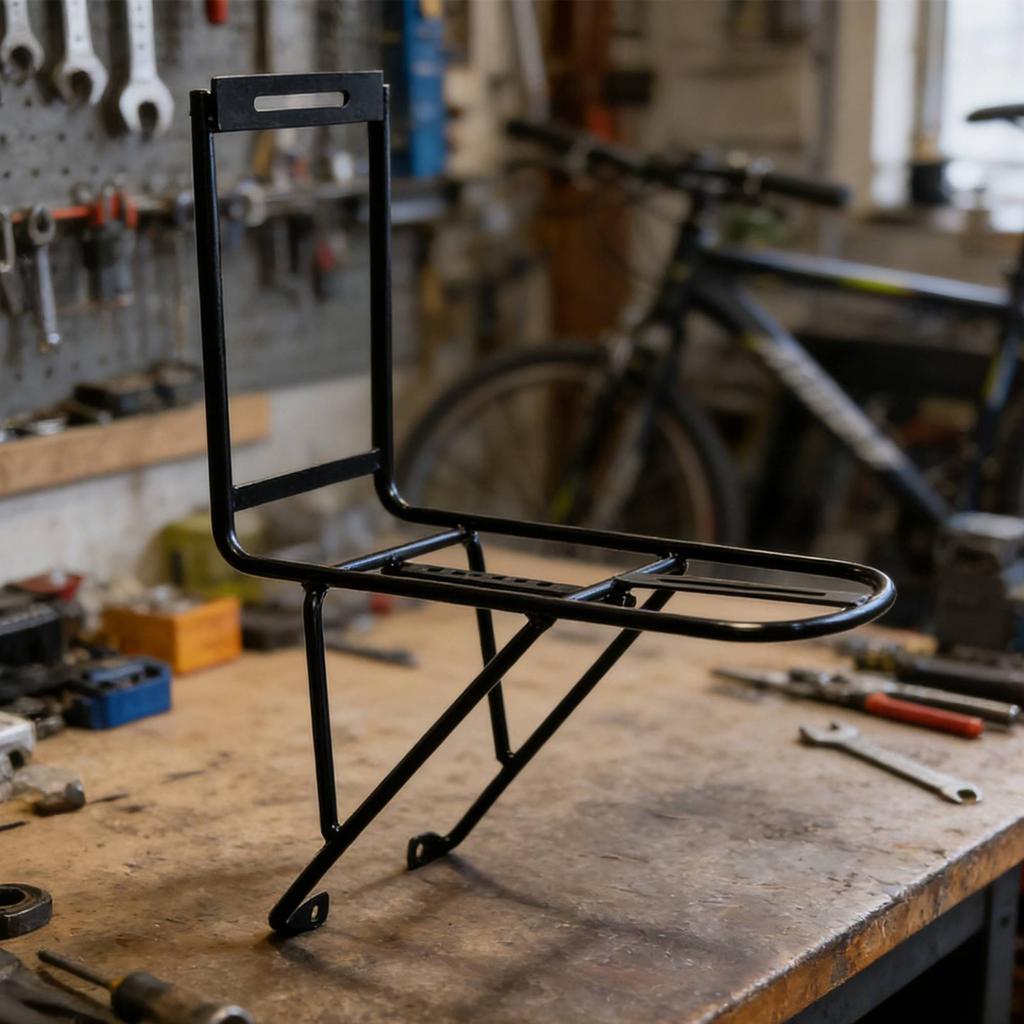 Bike Front Bike Front Rack Multi-Functional Front Bike Front Hauling Rack Bike Touring Carrier Side Protection Rails Sturdy Duty