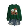 New European and American Large Size Fashion Sweatshirt Autumn Women's Sweatshirt Autumn and Winter Women's Thickened Sweatshirt Jacket