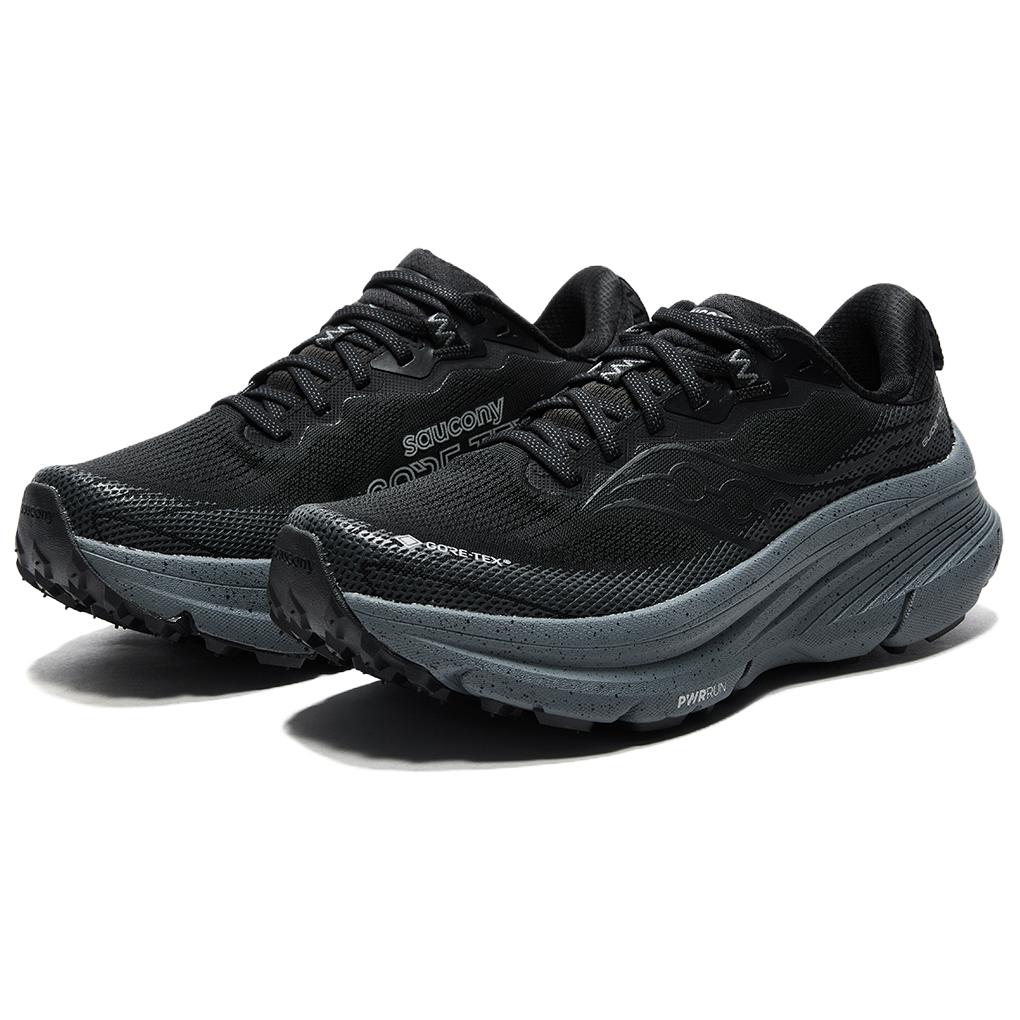 Women's Sneakers Saucony Guide Trail Running Shoes Women's Low-top Black Gray