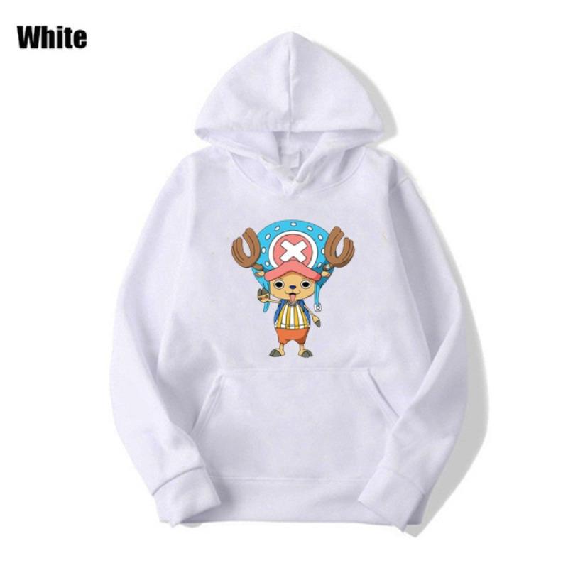 Anime One Piece Tony Tony Chopper Printed Hoodie Men Women Anime Hoodie Long Sleeve Fleece Pullovers Autumn Winter Sweatshirt