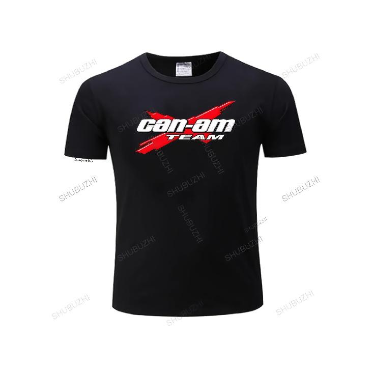 Can-Am Team Men's T-Shirt - Crew Neck Short Sleeve Casual Shirt with Can-Am Print, Heat Transfer Technology, Machine Washable Suitable for All-Season