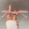 Korean Style Trends Pink Frame Fashion Cat Eye Decor Ladies Glasses Non-prescription Candy Color Ins Brand Eyeglasses