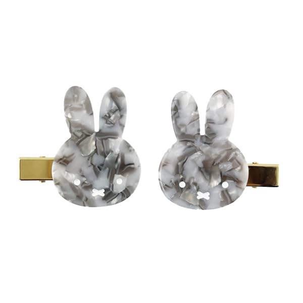 Зажим для челки MF Marble <Серый>