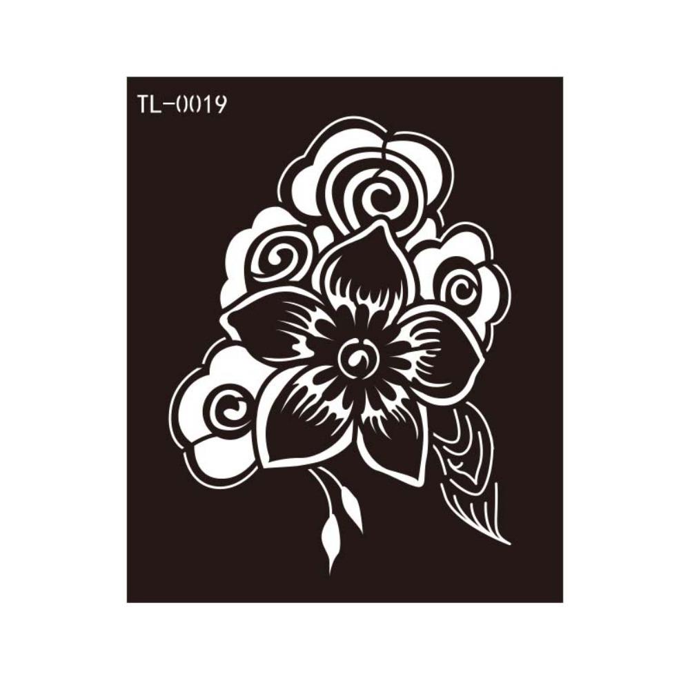 Mehndi Stickers Henna Tattoo Template Fake Tattoo Decals Body Art Sticker Men/Women