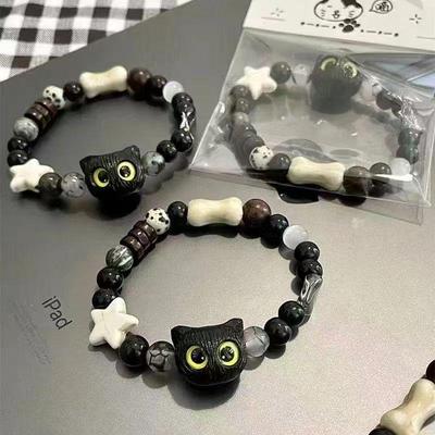 Браслет из бисера Dopamine Cute Kitten - роскошь в китайском стиле для девушек и пар