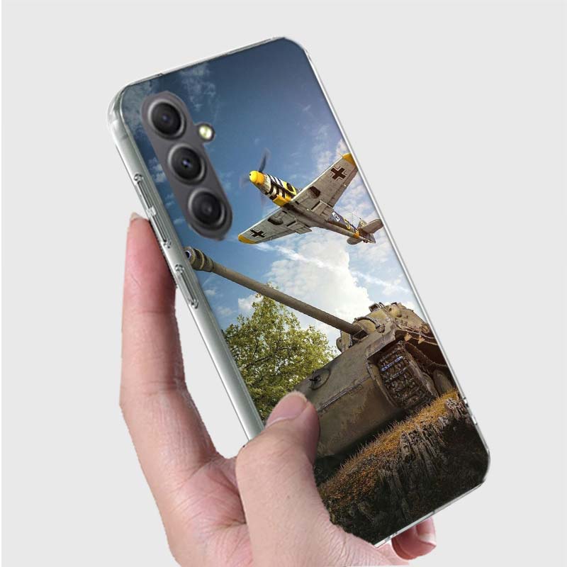 World Of Tanks Game Phone Case for Samsung Galaxy A54 A14 A24 A34 A17 A37 A57 A55 A35 A25 A15 A16 A26 A36 A56 A13 A23 A33 A53 A5