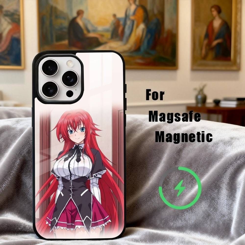 Чехол для телефона Anime E-Ecchi H-High S-School DxD для iPhone 17,16,15,14,13,12,Plus,Pro,Max с поддержкой MagSafe Магнитной Беспроводной Зарядки