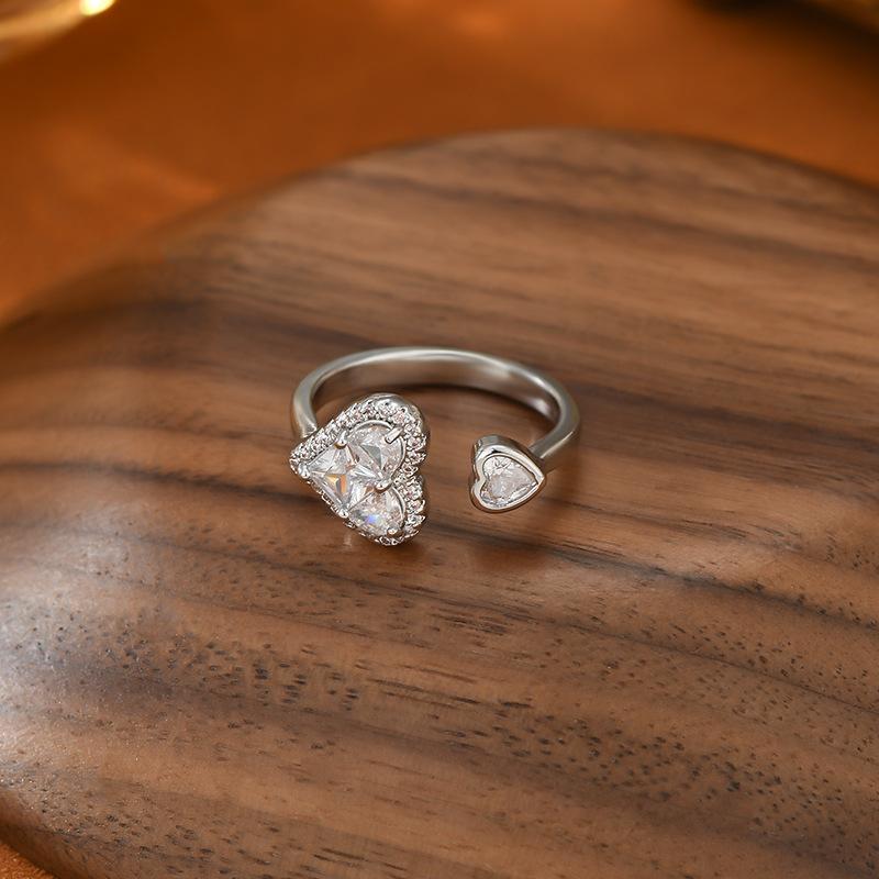 Регулируемое женское кольцо Love Ring Fashion Personality Simple Clean Ins Style Girl Summer Beach Vacation Jewelry Finger Ring Wedding Party Jewelry