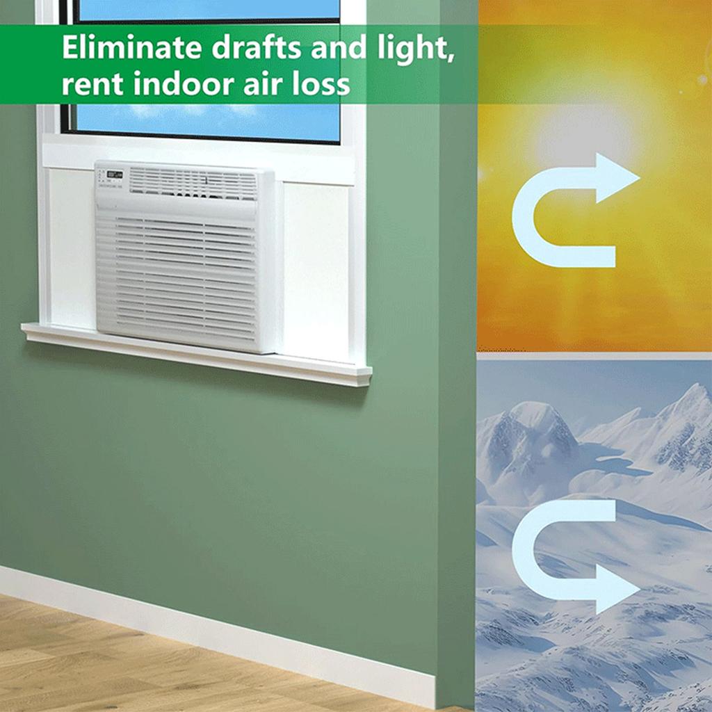 Изоляционная панель для кондиционера Теплоизоляционная 17x11 дюймов Пенопластовая оконная изоляционная панель для кондиционера для модификации