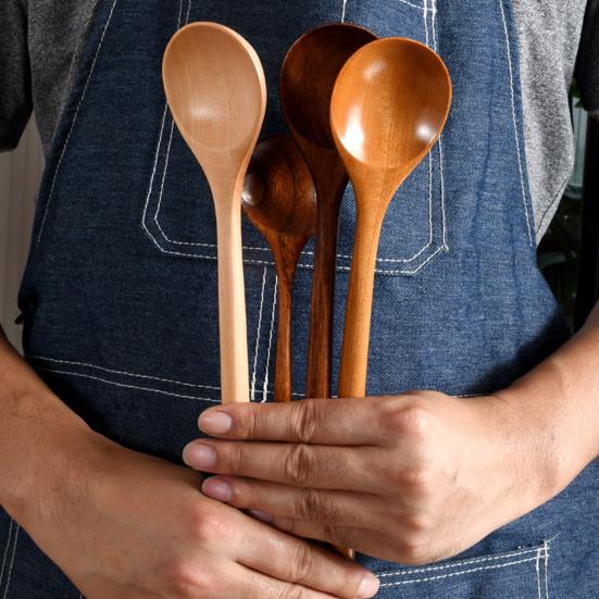 Useful Non-Stick Multipurpose Reusable Cooking Mixing Stir Spoon Dessert Spoon Kitchen Supplies Mixing Spoon